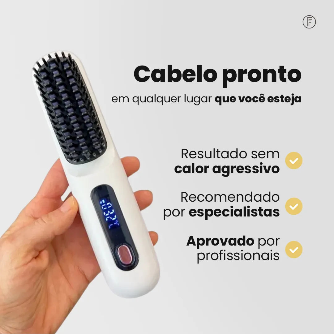 Escova Alisadora Portátil - BeautyMax Pro®