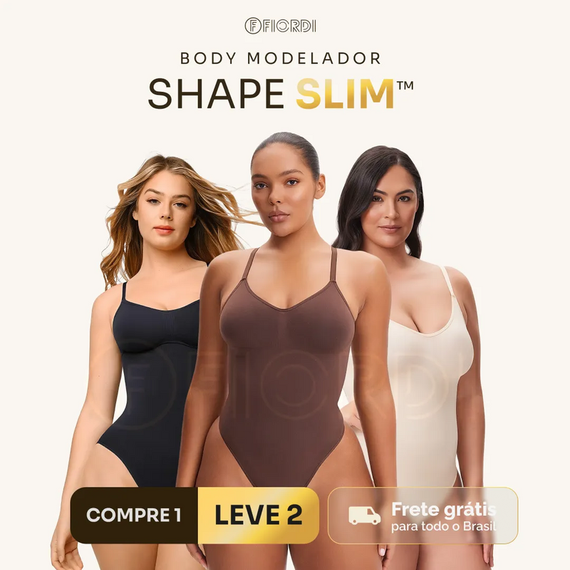 Body Modelador - ShapeSlim™ [COMPRE 1 & LEVE 2]