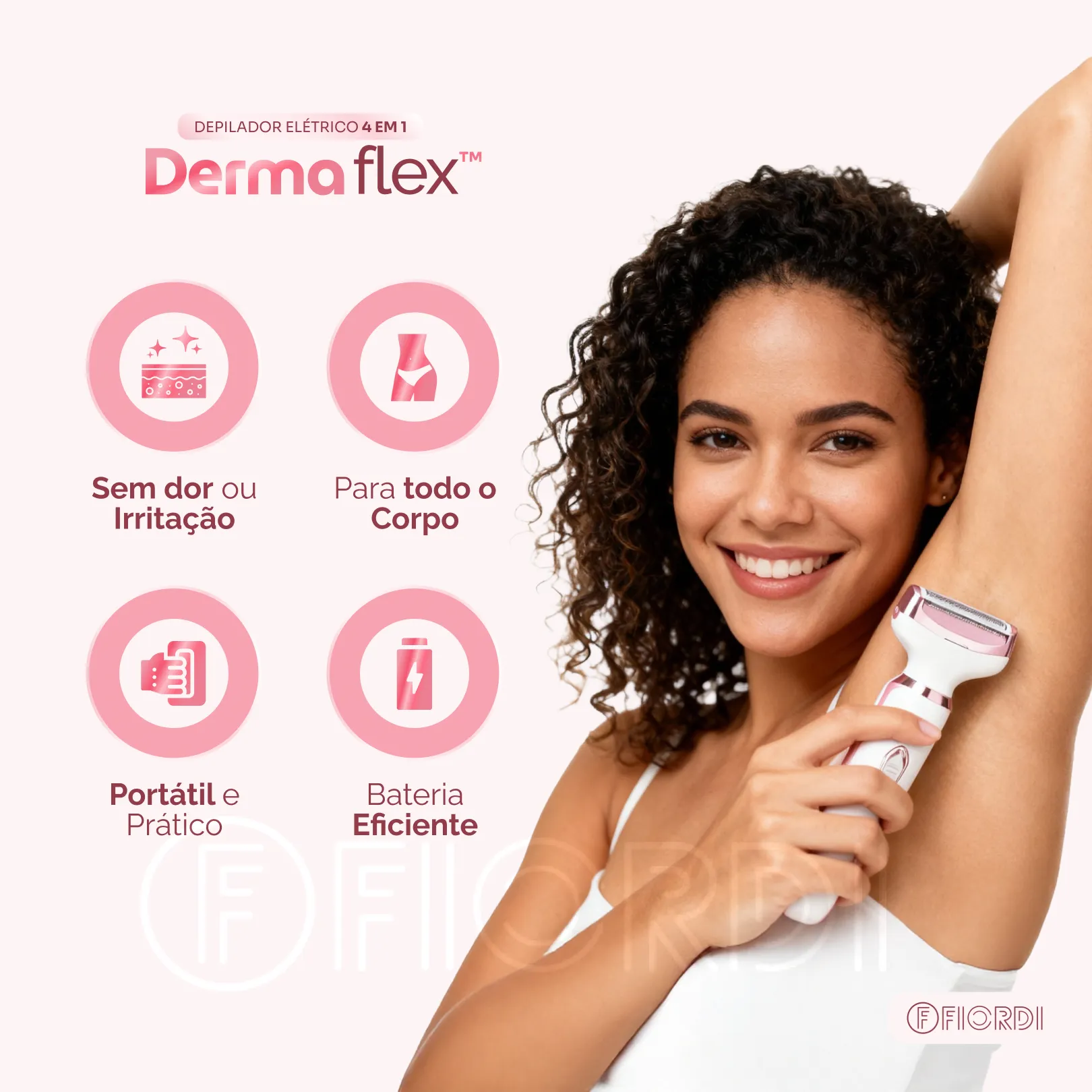Depilador Elétrico 4 em 1 - DermaFlex™