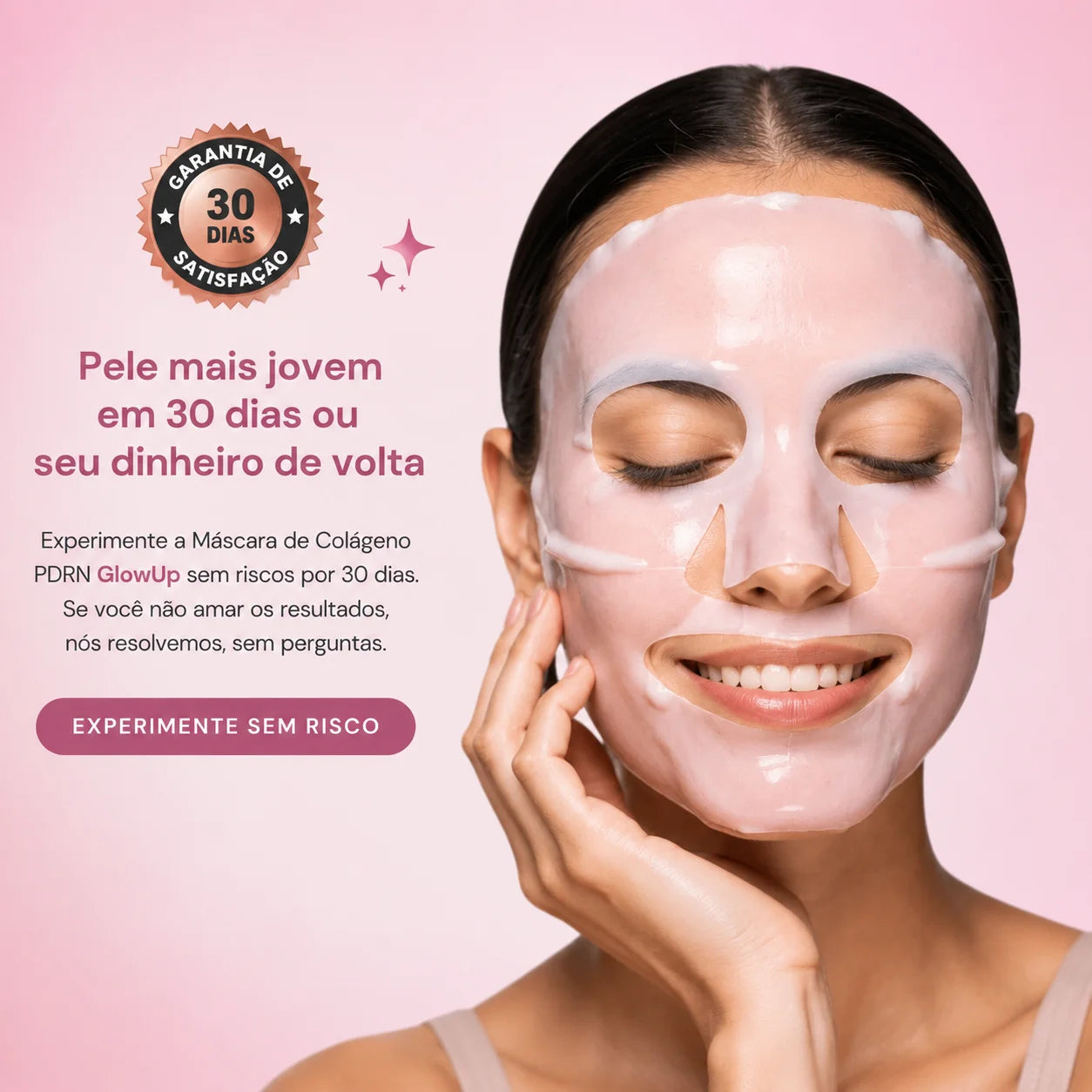 Máscara de Colágeno PDRN de Salmão - GlowUp™