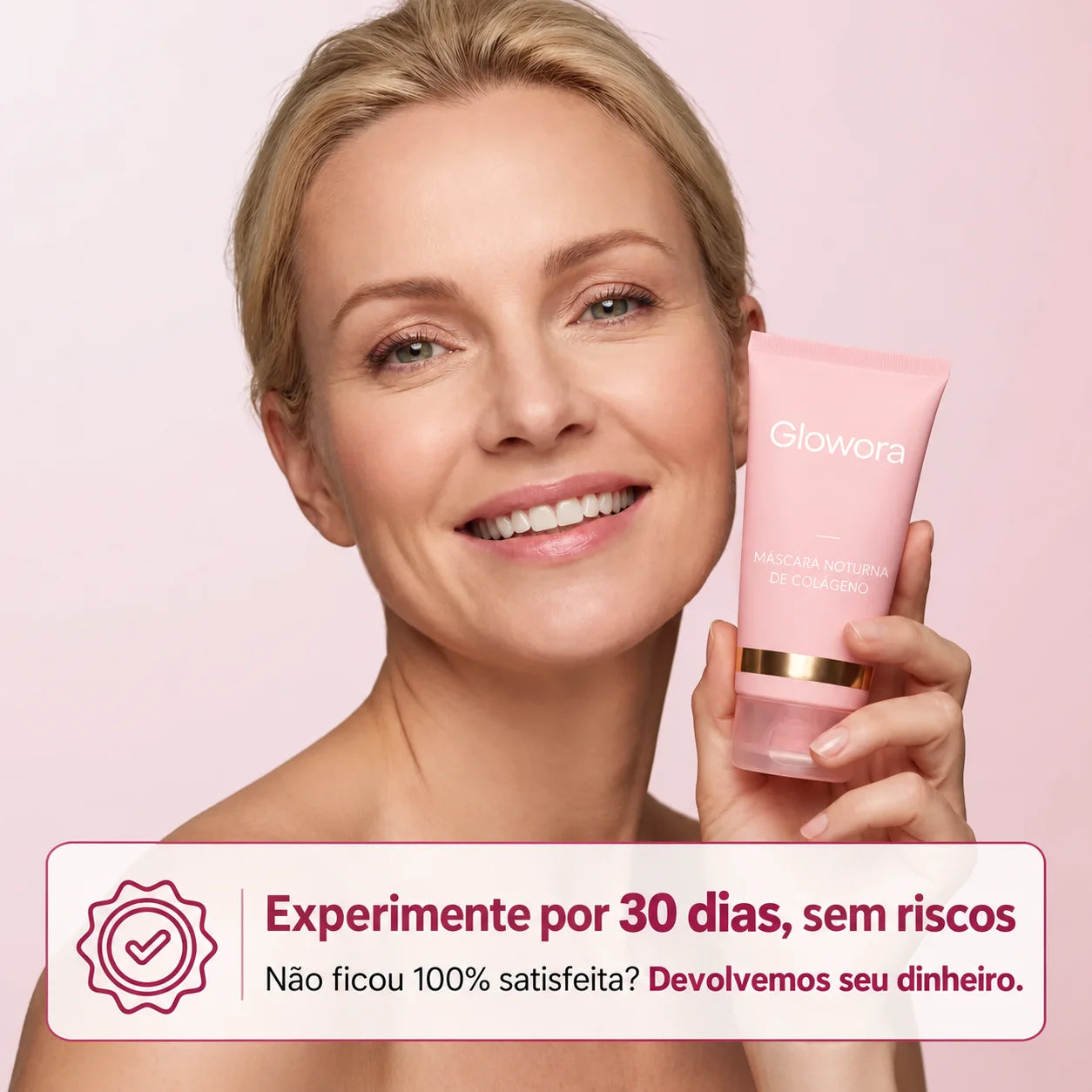 Glowora™ | Máscara Noturna de Bio-Colágeno