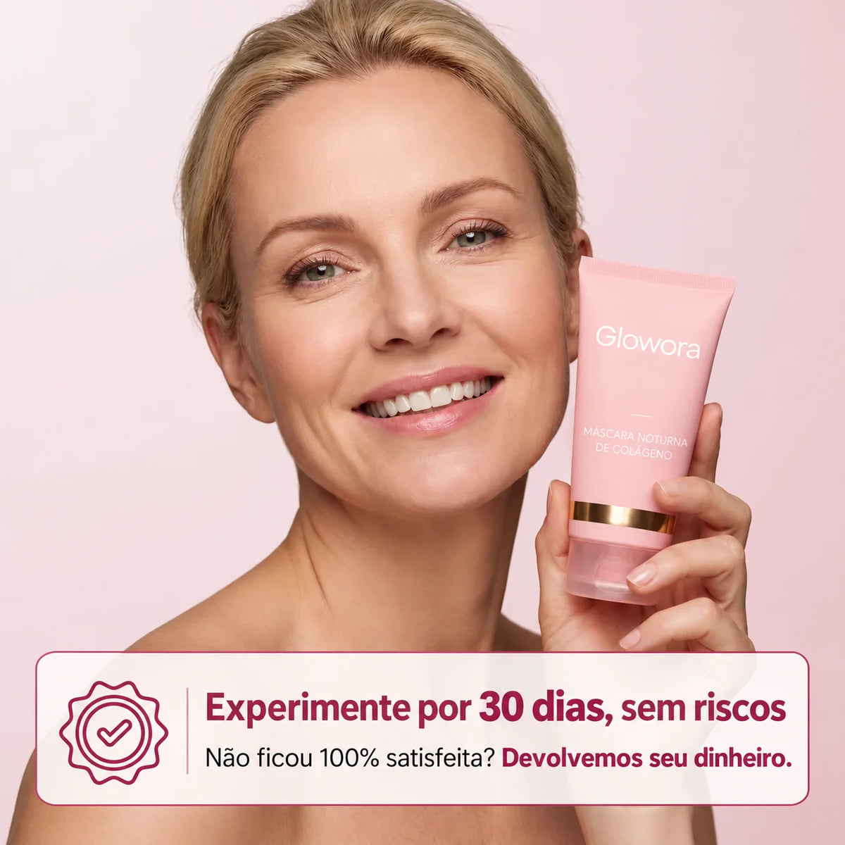 Glowora™ | Máscara Noturna de Bio-Colágeno
