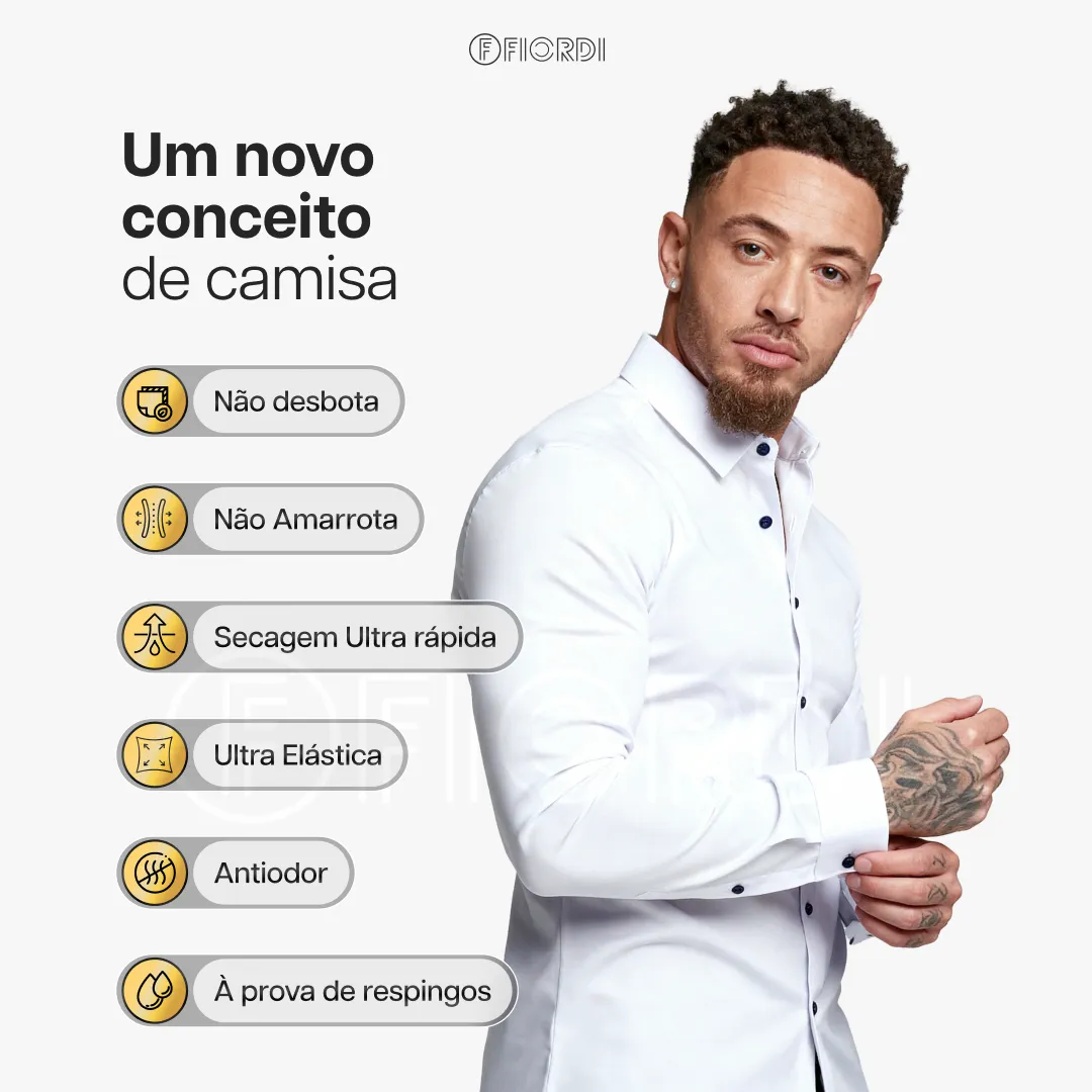 Ultra-Tech™ Camisa Social Tecnológica