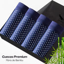 Kit Cuecas Premium - Fibra de Bambu (4 Uni.)