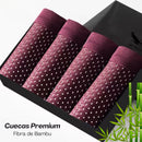 Kit Cuecas Premium - Fibra de Bambu (4 Uni.)