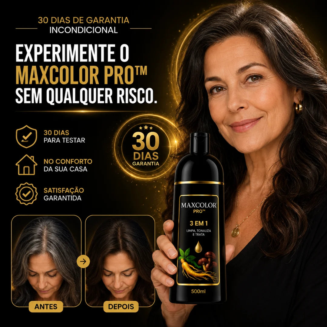 Shampoo Tonalizante Gradual 3 em 1 – MaxColor Pro™