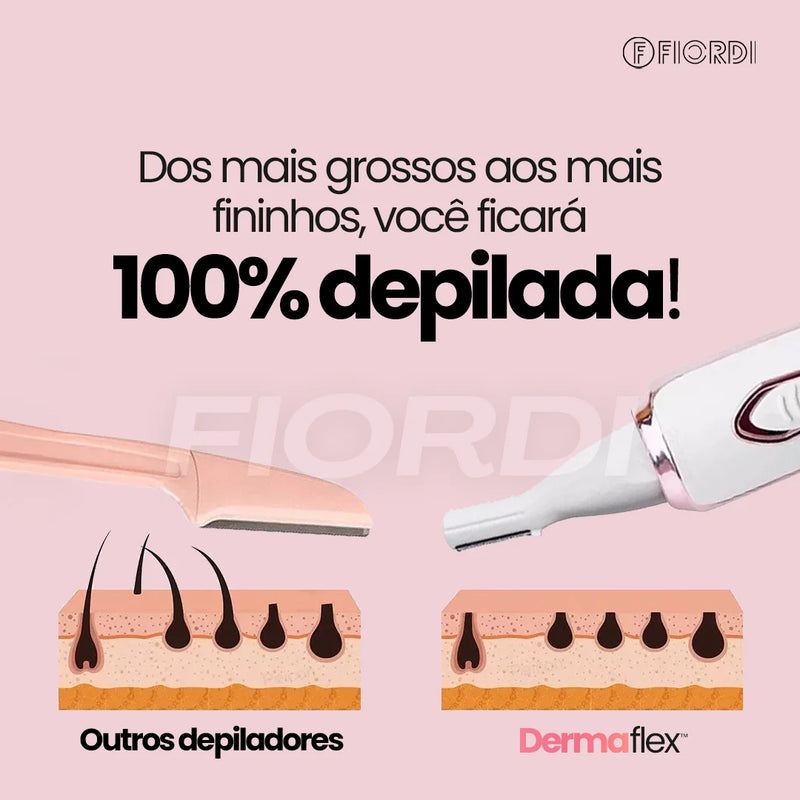DermaFlex® - Depilador Elétrico 4 em 1