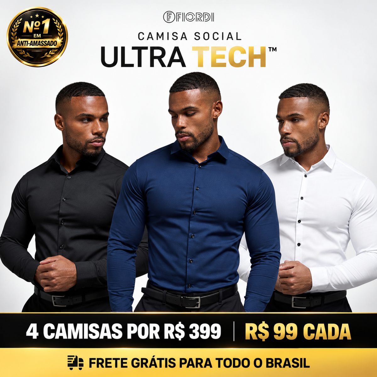 Ultra-Tech™ | Camisa Social Tecnológica