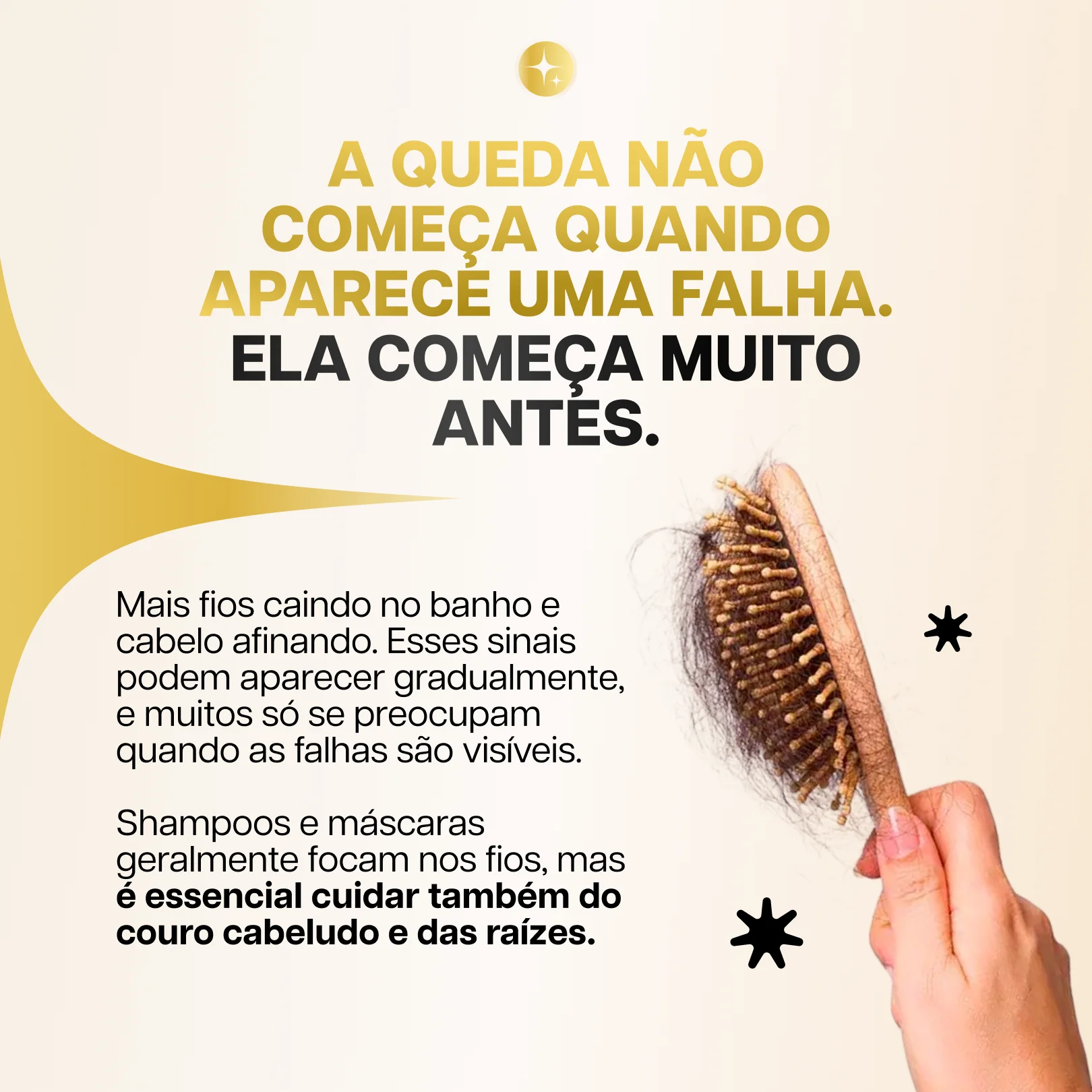 Escova de Terapia Capilar 4 em 1 - RevitaHair Pro™