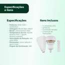 LumiAir™ Ventilador Inteligente de Teto com Led