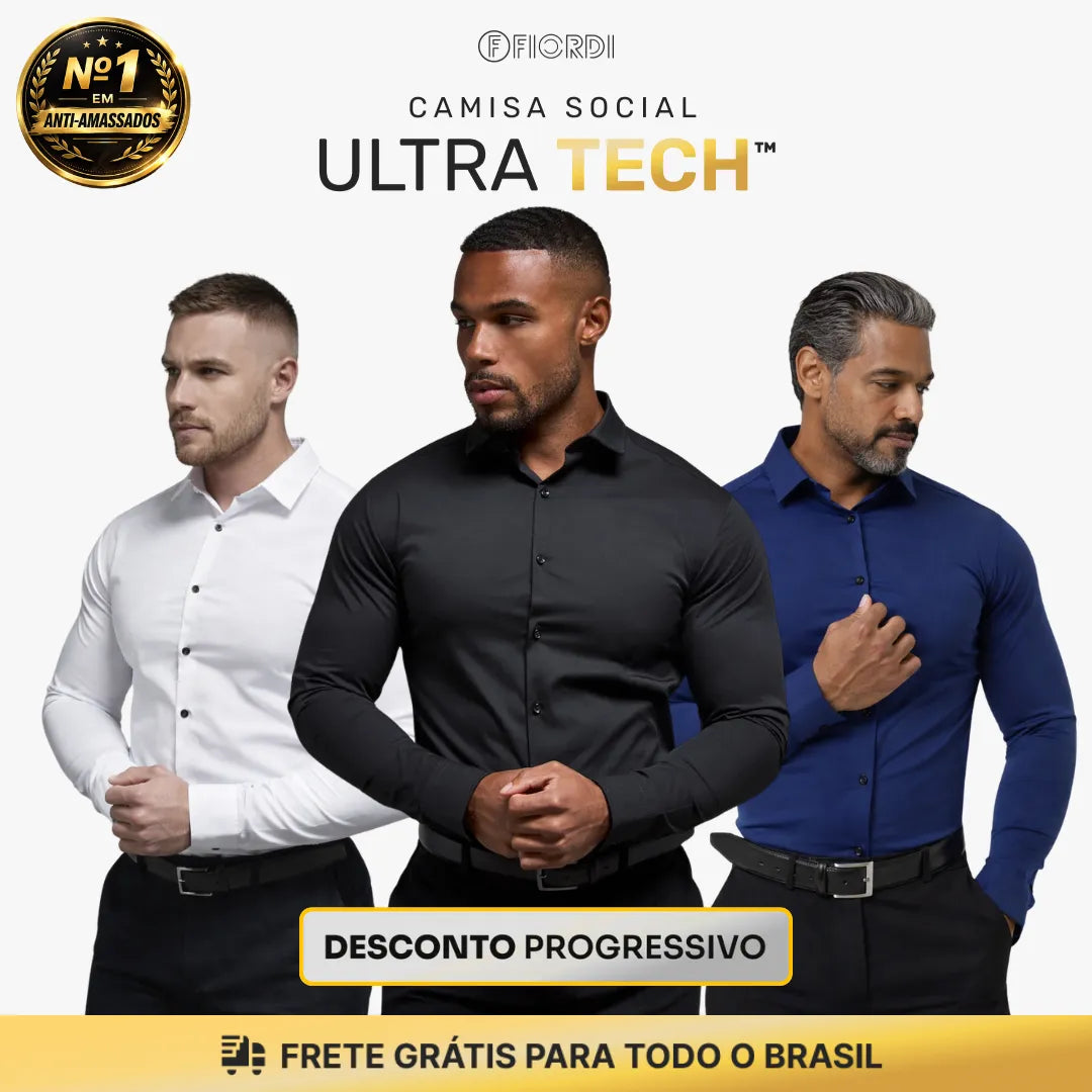 Ultra-Tech™ Camisa Social Tecnológica