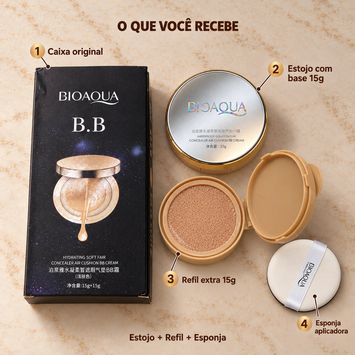 Base Profissional Hidratante - BioAqua® [Compre 1 e Leve 2]