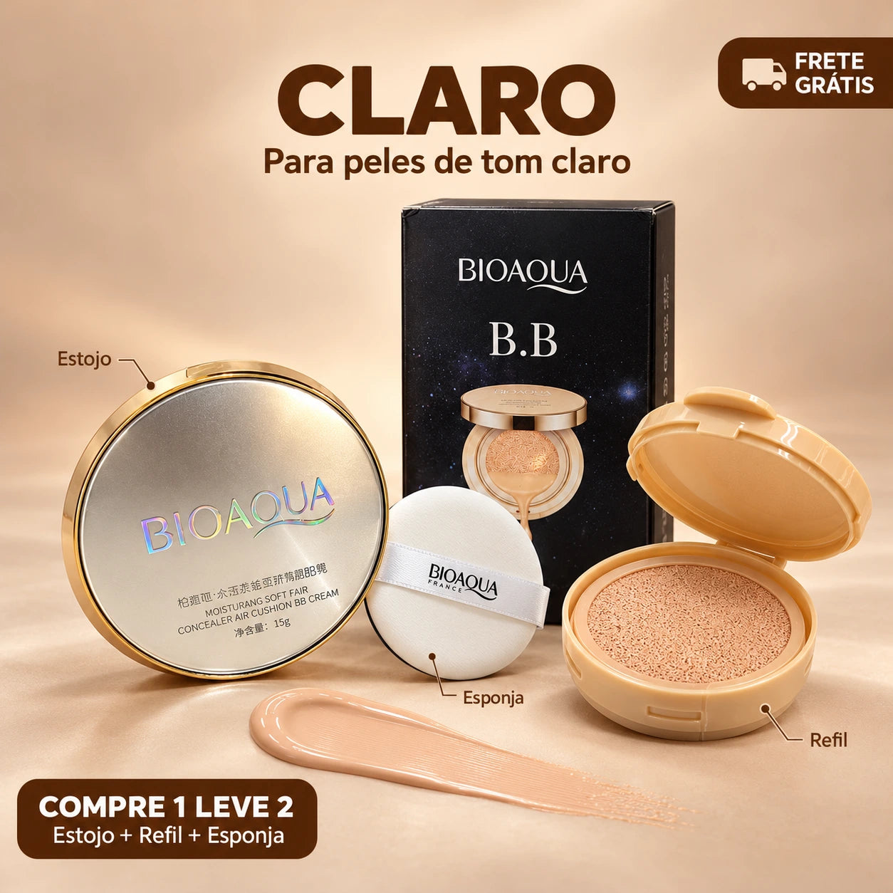Base Profissional Hidratante - BioAqua® [Compre 1 e Leve 2]
