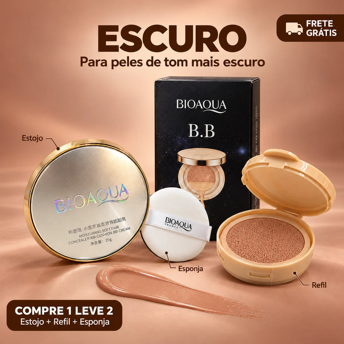 Base Profissional Hidratante - BioAqua® [Compre 1 e Leve 2]