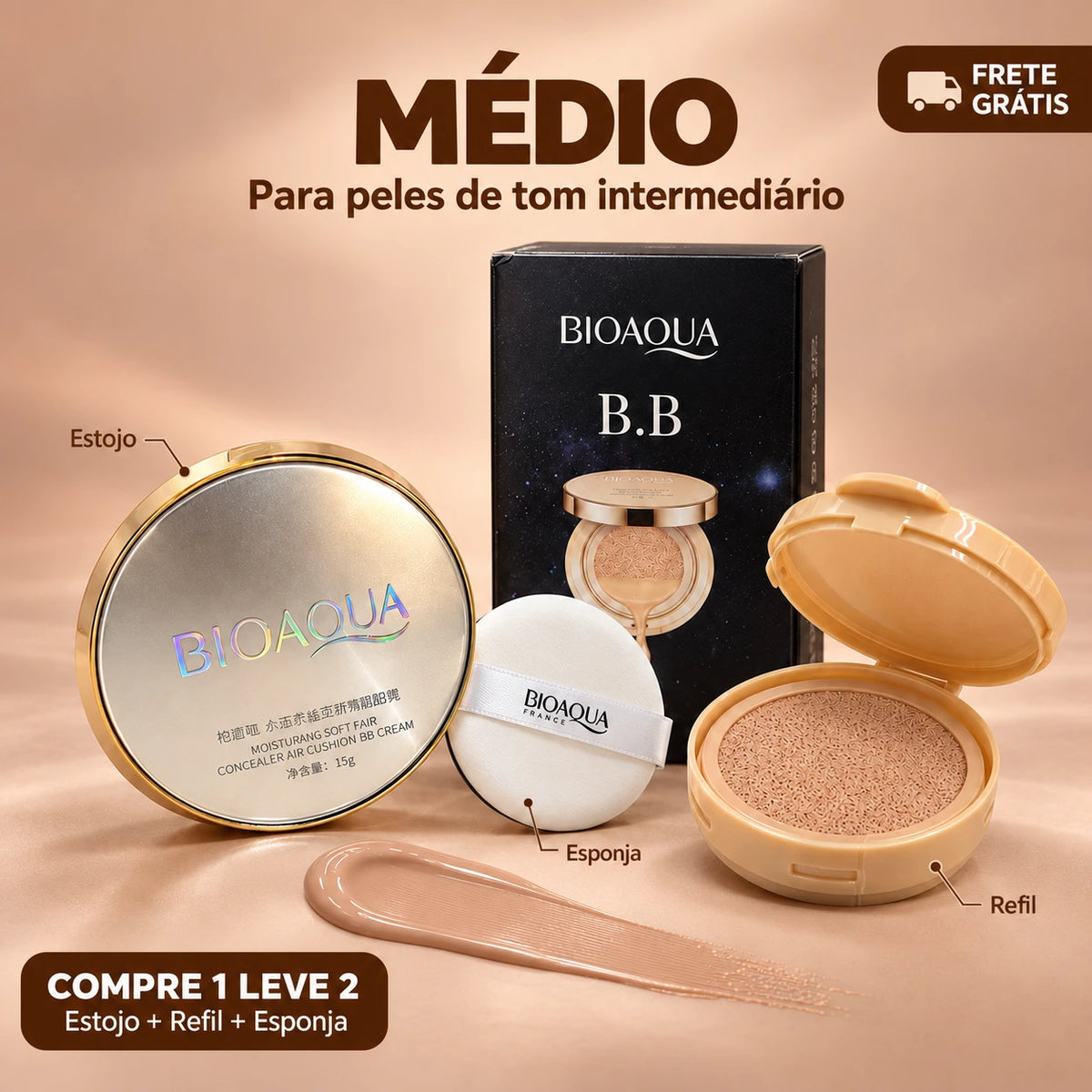Base Profissional Hidratante - BioAqua® [Compre 1 e Leve 2]