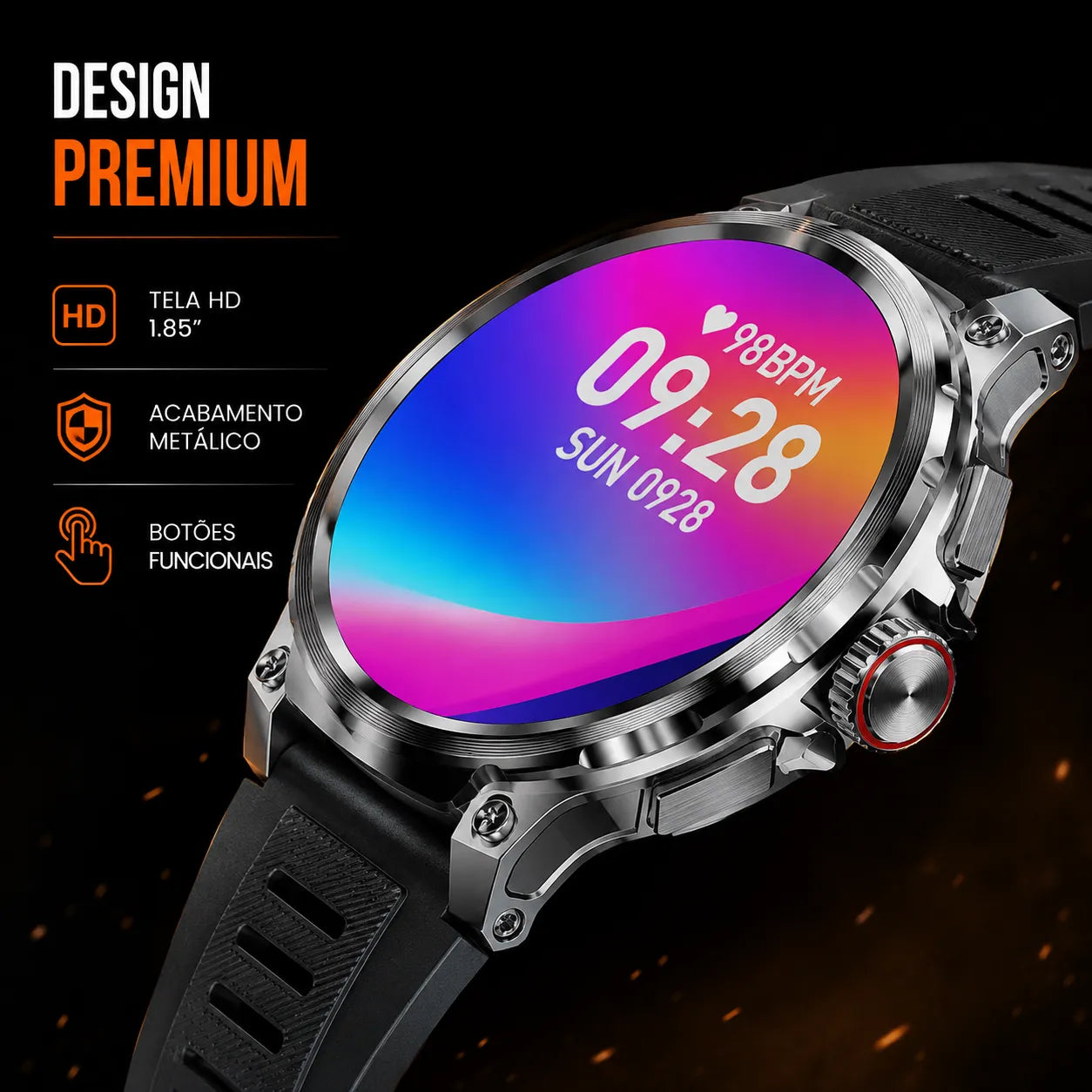StahlGear Zeus™ Smartwatch Ultra Resistente