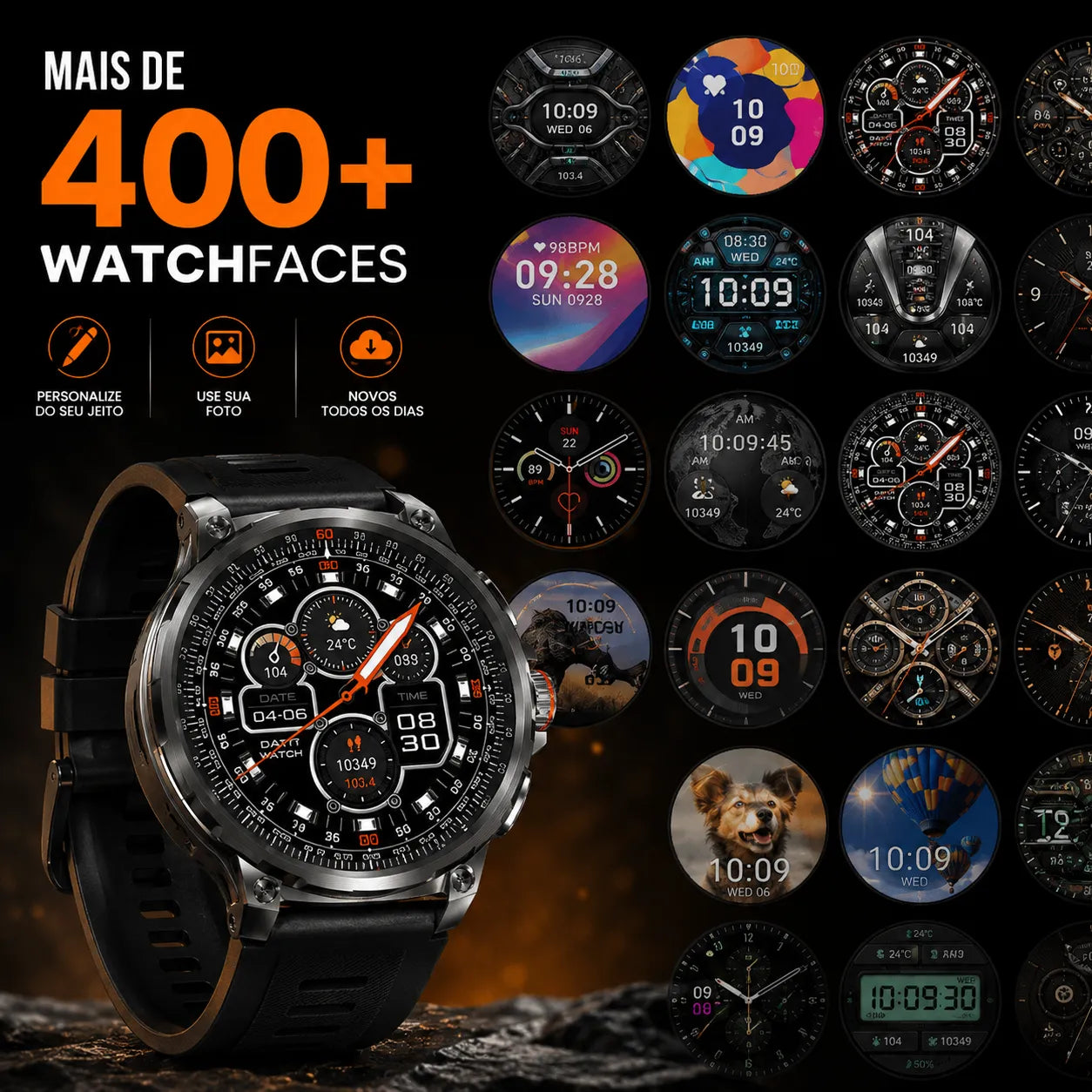 StahlGear Zeus™ Smartwatch Ultra Resistente