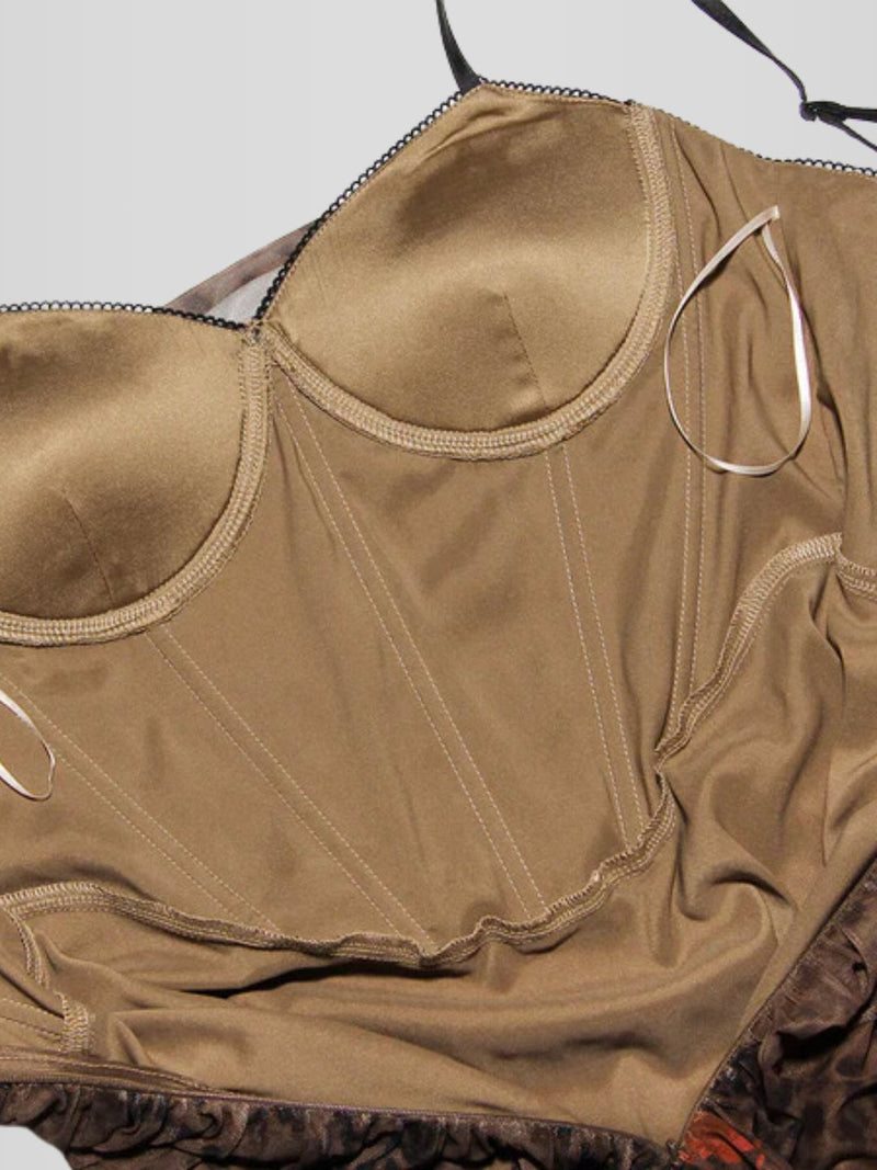 Vestido Bustier Longo Isabelly