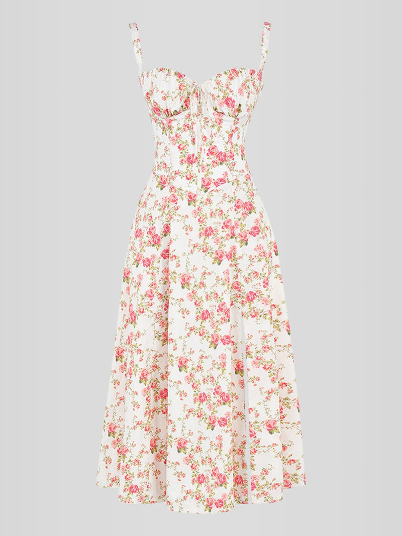 Vestido Midi Floral Camile