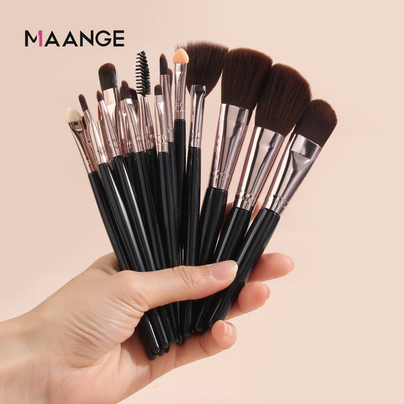 Pincéis profissionais de maquiagem (18 pincéis) | Maange®